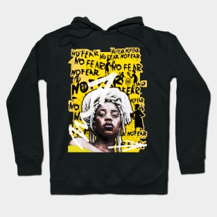 No Fear Afro Natural Strong Black Woman Hoodie